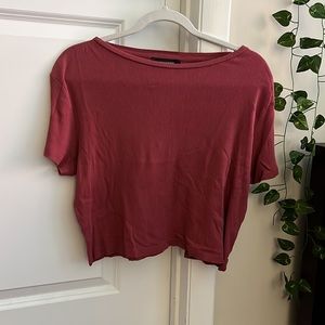 Primark Cropped Ribbed Tee